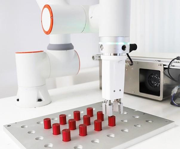 Vision-geleide robotica-opstelling